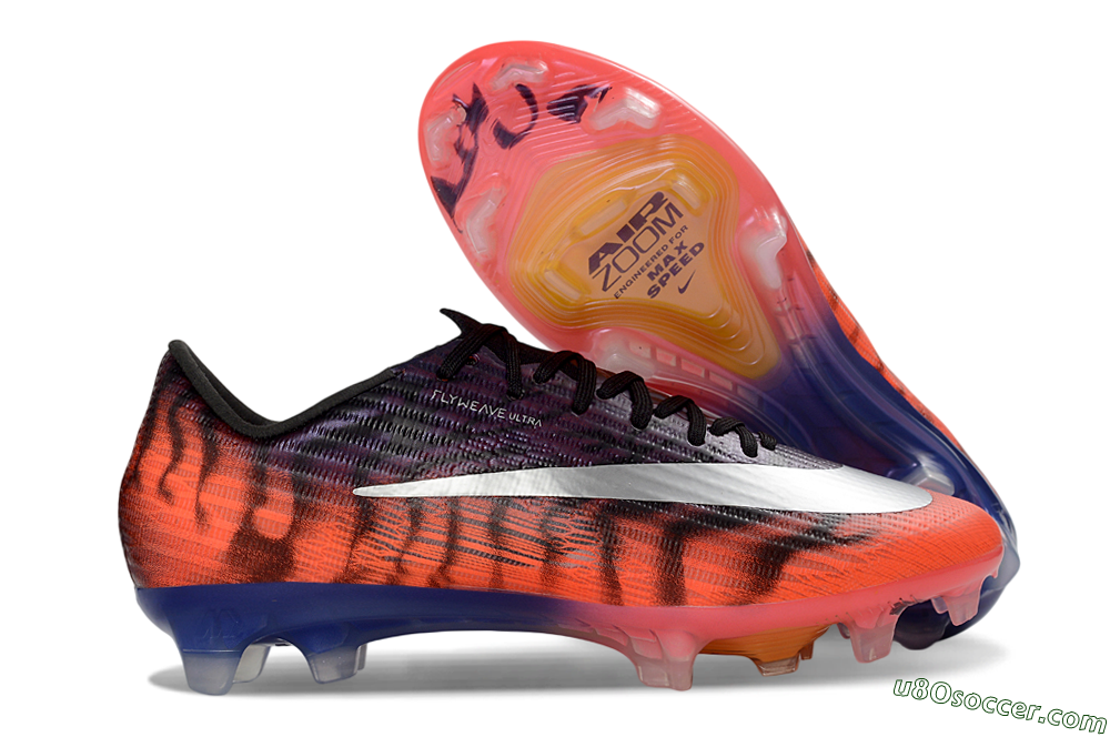 Nike Air Zoom Mercurial Superfly 11 Elite FG Firm Ground Soccer Cleats - Orange/Vibrant Red/Deep Blue 1
