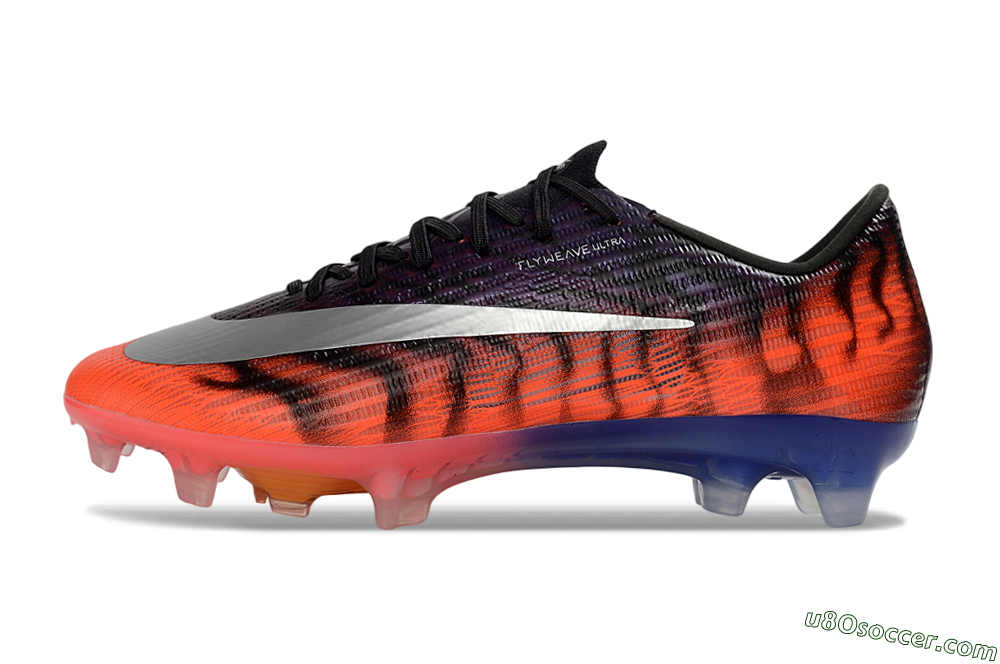 Nike Air Zoom Mercurial Superfly 11 Elite FG Firm Ground Soccer Cleats - Orange/Vibrant Red/Deep Blue 2