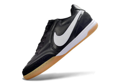 Nike Tiempo Streetgato Prm IC Indoor & Futsal Soccer Shoes - Black/White/Gum