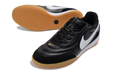 Nike Tiempo Streetgato Prm IC Indoor & Futsal Soccer Shoes - Black/White/Gum