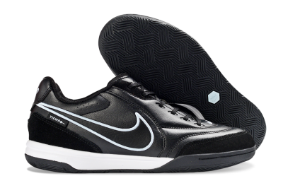 Nike Tiempo Streetgato Prm IC Indoor & Futsal Soccer Shoes - Black/Midnight Black/Skyline White