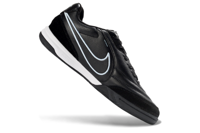 Nike Tiempo Streetgato Prm IC Indoor & Futsal Soccer Shoes - Black/Midnight Black/Skyline White