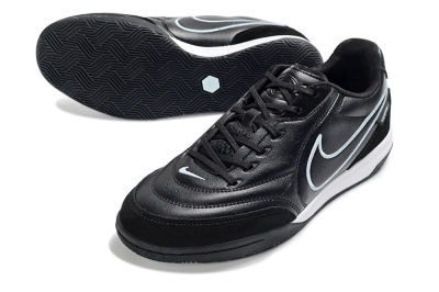 Nike Tiempo Streetgato Prm IC Indoor & Futsal Soccer Shoes - Black/Midnight Black/Skyline White