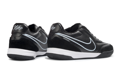 Nike Tiempo Streetgato Prm IC Indoor & Futsal Soccer Shoes - Black/Midnight Black/Skyline White