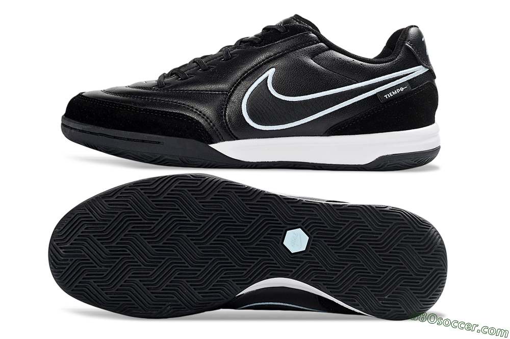 Nike Tiempo Streetgato Prm IC Indoor & Futsal Soccer Shoes - Black/Midnight Black/Skyline White 0