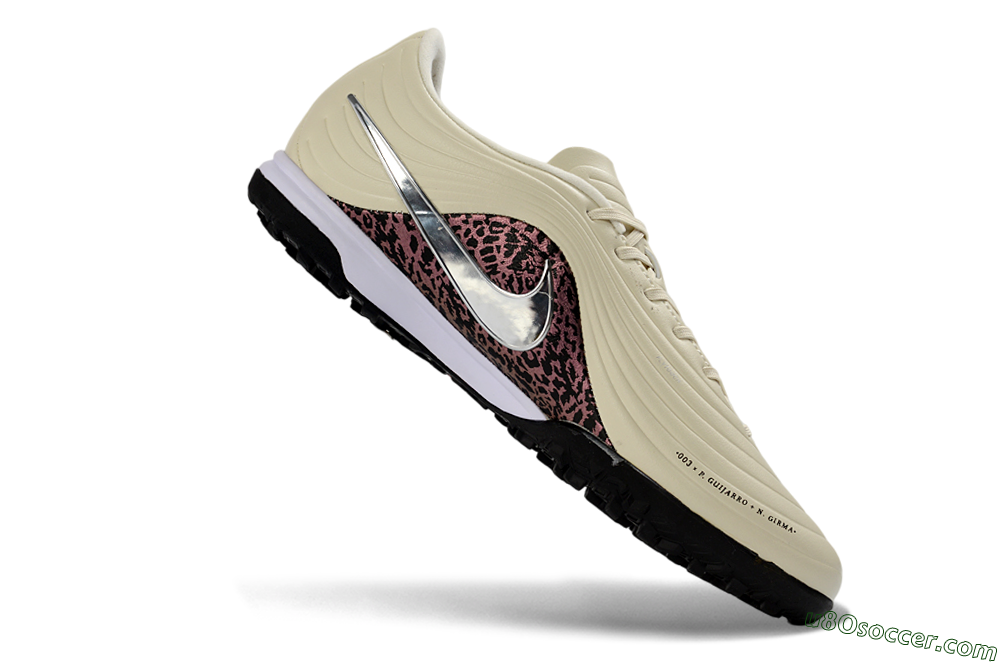 Nike Tiempo Legend 11 Pro TF Artificial Turf Soccer Shoes - Cream/Rosy Pink/Black 4