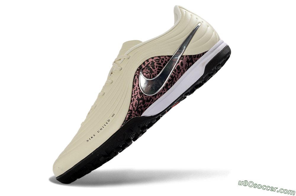 Nike Tiempo Legend 11 Pro TF Artificial Turf Soccer Shoes - Cream/Rosy Pink/Black 5