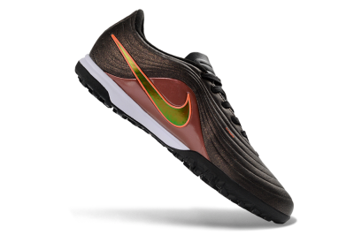 Nike Tiempo Legend 11 Pro TF Artificial Turf Soccer Shoes - Brown/Rusty Red/Neon Orange