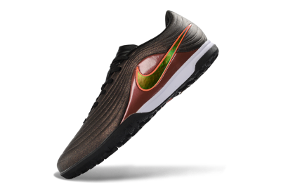 Nike Tiempo Legend 11 Pro TF Artificial Turf Soccer Shoes - Brown/Rusty Red/Neon Orange