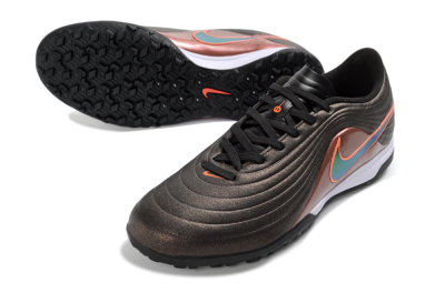 Nike Tiempo Legend 11 Pro TF Artificial Turf Soccer Shoes - Brown/Rusty Red/Neon Orange