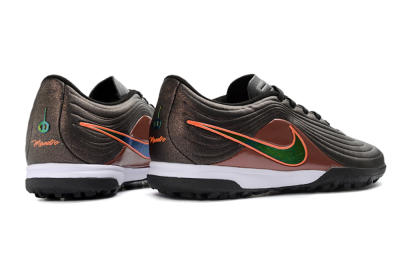 Nike Tiempo Legend 11 Pro TF Artificial Turf Soccer Shoes - Brown/Rusty Red/Neon Orange