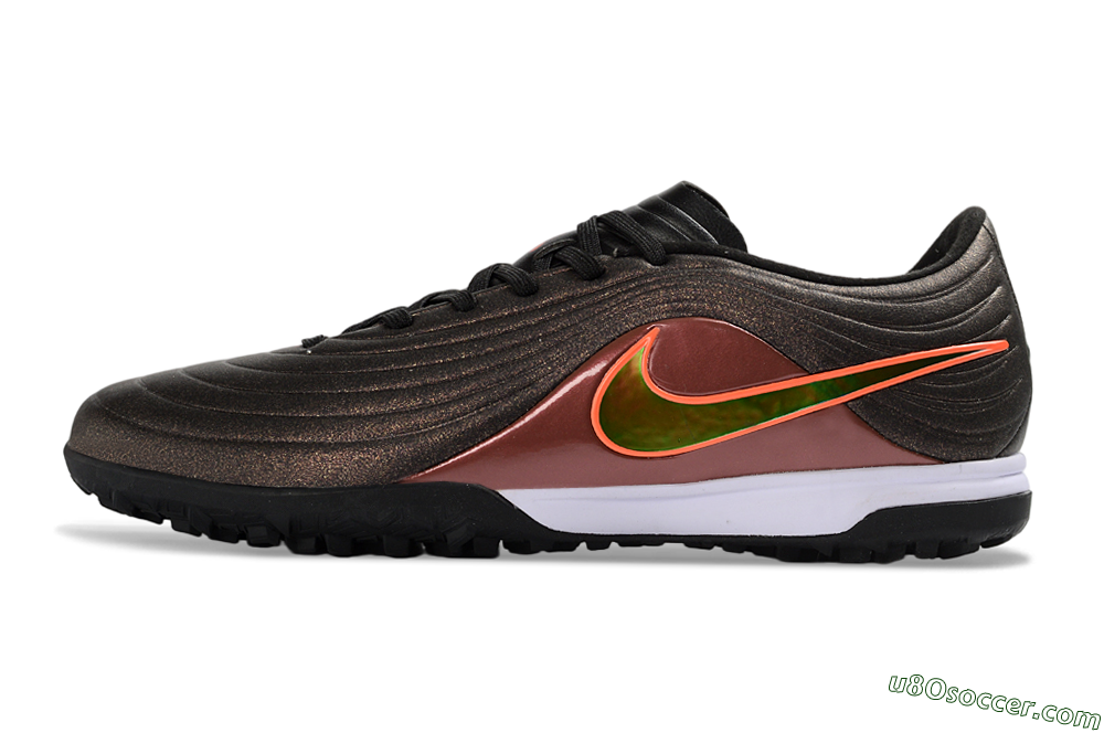 Nike Tiempo Legend 11 Pro TF Artificial Turf Soccer Shoes - Brown/Rusty Red/Neon Orange 2