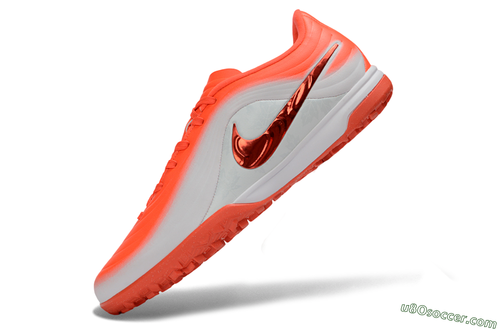 Nike Tiempo Legend 11 Pro TF Artificial Turf Soccer Shoes - Orange/Flame Orange/White 5