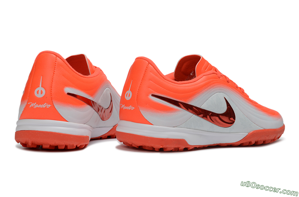 Nike Tiempo Legend 11 Pro TF Artificial Turf Soccer Shoes - Orange/Flame Orange/White 6