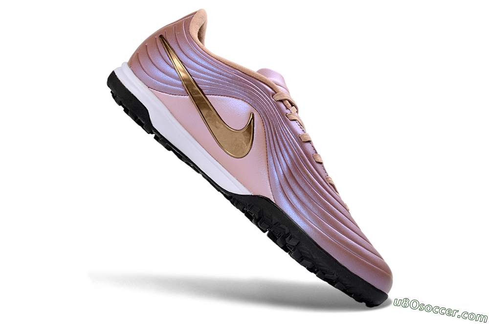 Nike Tiempo Legend 11 Pro TF Artificial Turf Soccer Shoes - Pink/Rose Gold/Black 4