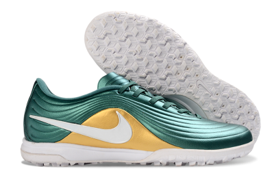 Nike Tiempo Legend 11 Pro TF Artificial Turf Soccer Shoes - Green/Emerald Green/Golden Yellow