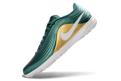 Nike Tiempo Legend 11 Pro TF Artificial Turf Soccer Shoes - Green/Emerald Green/Golden Yellow