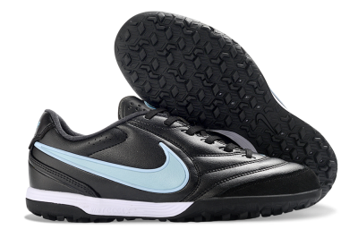 Nike Tiempo Legend 11 Elite TF Artificial Turf Soccer Shoes - Black/Sky Blue/White