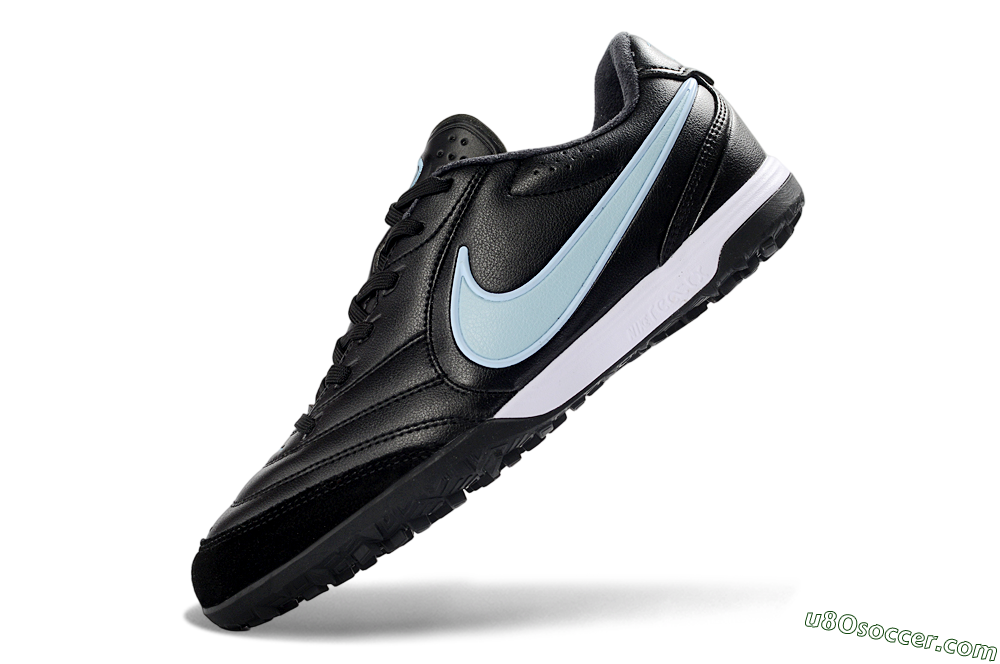 Nike Tiempo Legend 11 Elite TF Artificial Turf Soccer Shoes - Black/Sky Blue/White 5