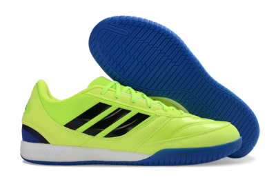 Adidas Top Sala Competition 2 IC Indoor & Futsal Soccer Shoes - Yellow/Electric Green/Deep Blue