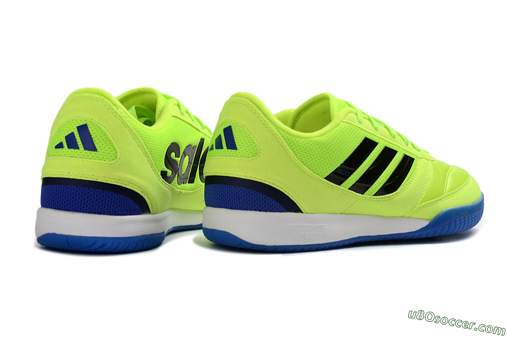 Adidas Top Sala Competition 2 IC Indoor & Futsal Soccer Shoes - Yellow/Electric Green/Deep Blue 6