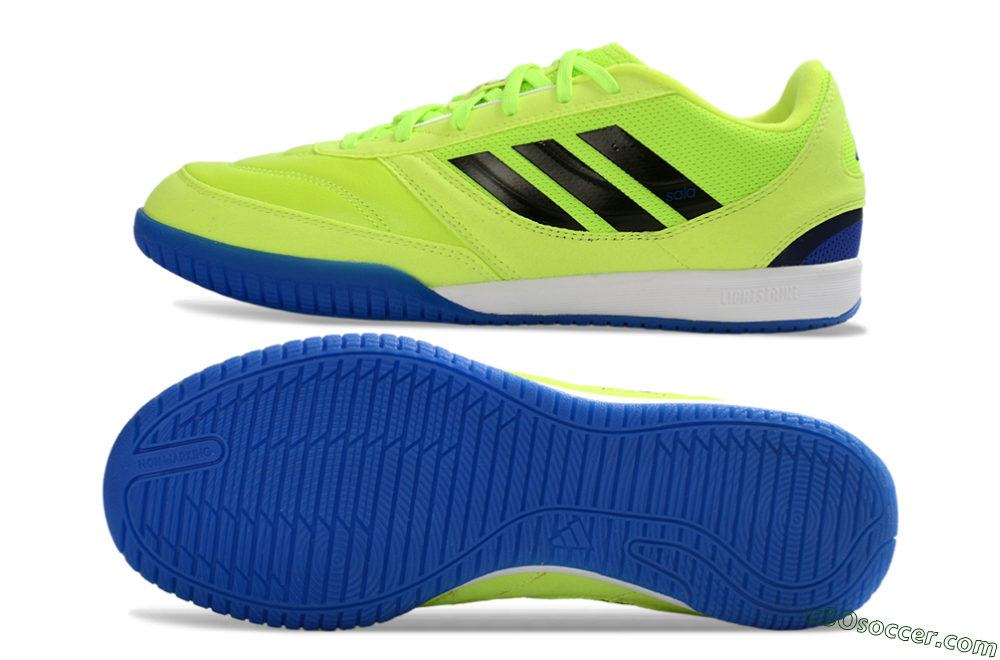 Adidas Top Sala Competition 2 IC Indoor & Futsal Soccer Shoes - Yellow/Electric Green/Deep Blue 0