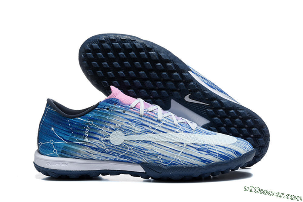 Nike Air Zoom Mercurial Superfly 11 Elite TF Artificial Turf Soccer Shoes - Blue/Sky Blue/Navy Blue 1