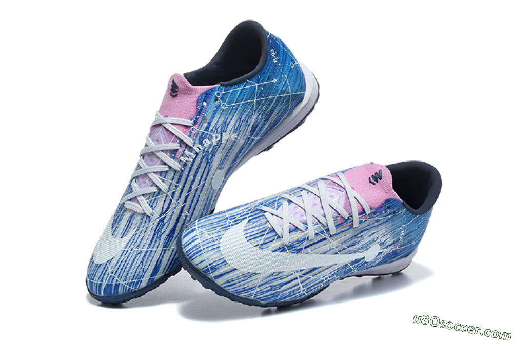Nike Air Zoom Mercurial Superfly 11 Elite TF Artificial Turf Soccer Shoes - Blue/Sky Blue/Navy Blue 6