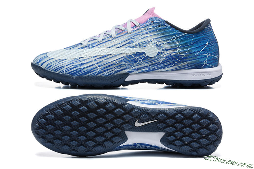 Nike Air Zoom Mercurial Superfly 11 Elite TF Artificial Turf Soccer Shoes - Blue/Sky Blue/Navy Blue 0