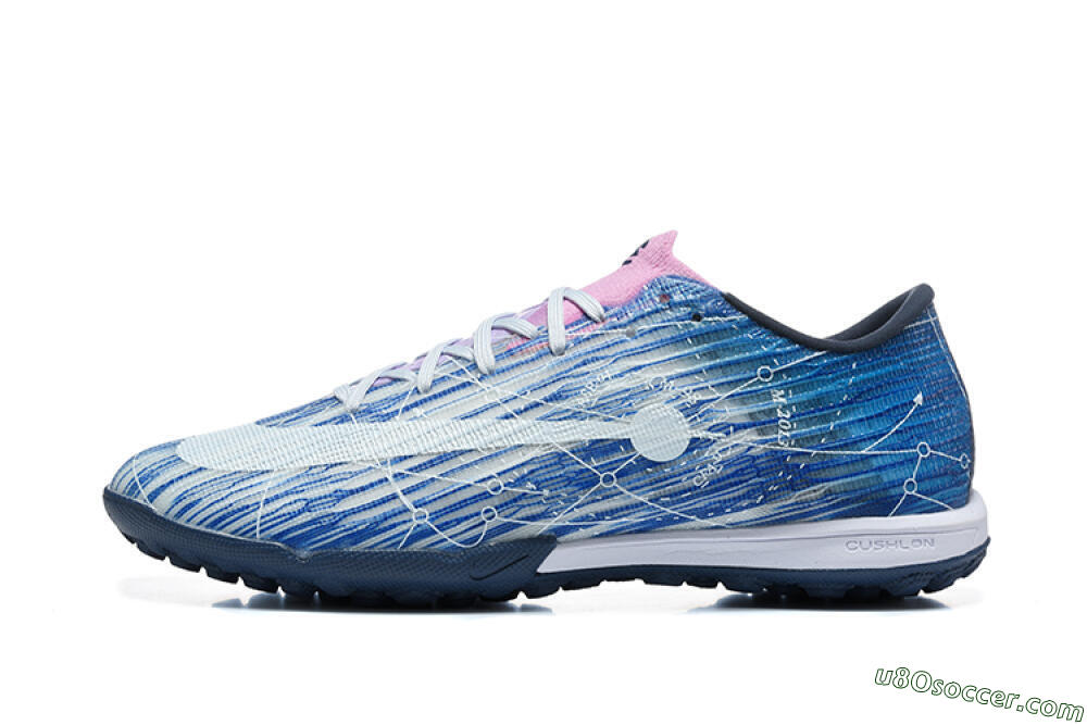 Nike Air Zoom Mercurial Superfly 11 Elite TF Artificial Turf Soccer Shoes - Blue/Sky Blue/Navy Blue 2
