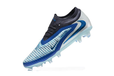 Nike Phantom 6 Elite High FG Firm Ground Soccer Cleats - Blue/Glacial Blue/Night Sky