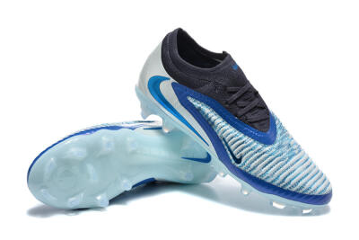 Nike Phantom 6 Elite High FG Firm Ground Soccer Cleats - Blue/Glacial Blue/Night Sky