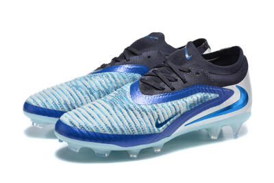 Nike Phantom 6 Elite High FG Firm Ground Soccer Cleats - Blue/Glacial Blue/Night Sky
