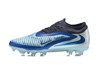 Nike Phantom 6 Elite High FG Firm Ground Soccer Cleats - Blue/Glacial Blue/Night Sky