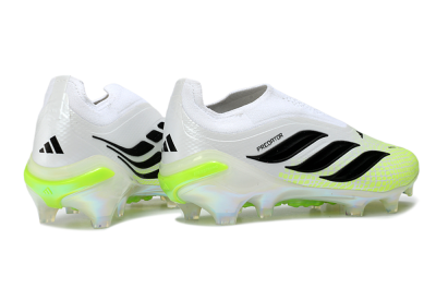 Adidas Predator 26 Elite Laceless FG Firm Ground Soccer Cleats - Yellow/Neon Green/White