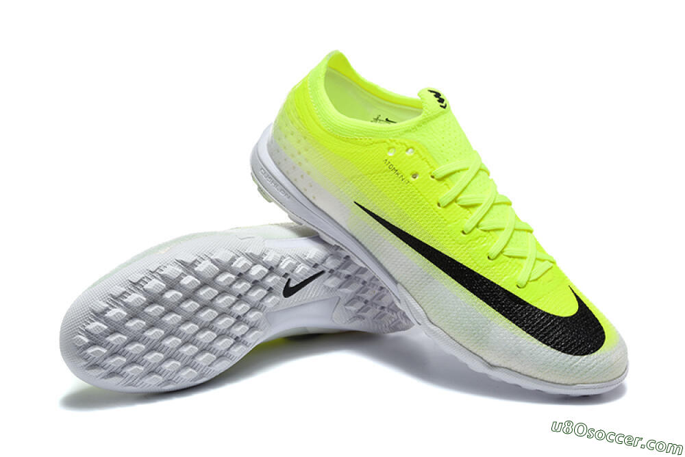 Nike Air Zoom Mercurial Vapor 17 Elite TF Artificial Turf Soccer Shoes - Yellow/Neon Yellow/Black 4