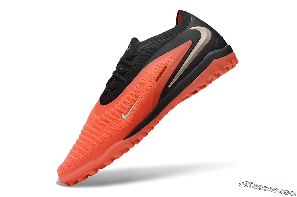 Nike Phantom 6 Elite Low TF Artificial Turf Soccer Shoes - Orange/Crimson Blaze/Night Black 5