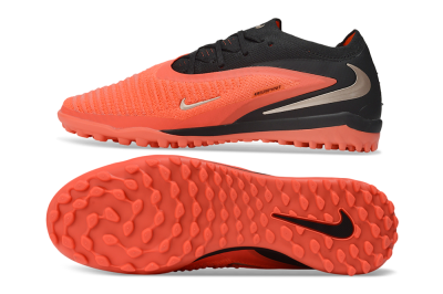 Nike Phantom 6 Elite Low TF Artificial Turf Soccer Shoes - Orange/Crimson Blaze/Night Black