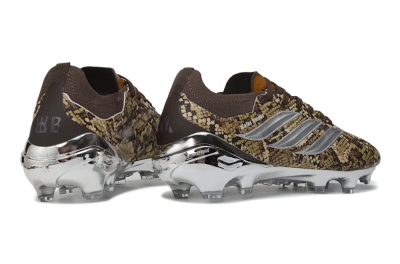 Adidas Predator 26 Elite FG Firm Ground Soccer Cleats - Brown/Metallic Silver/Tan Camo