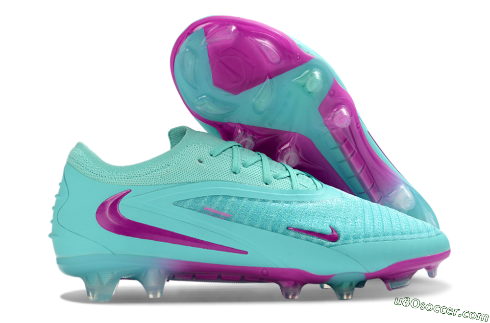 Nike Phantom 6 Elite Low FG Firm Ground Soccer Cleats - Aqua/Electric Blue/Magenta 1
