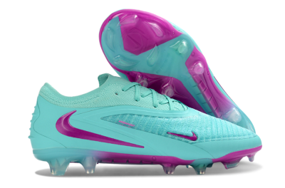 Nike Phantom 6 Elite Low FG Firm Ground Soccer Cleats - Aqua/Electric Blue/Magenta