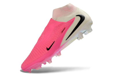 Nike Phantom 6 Elite High FG Firm Ground Soccer Cleats - Pink/Neon Pink/White