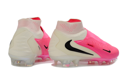 Nike Phantom 6 Elite High FG Firm Ground Soccer Cleats - Pink/Neon Pink/White