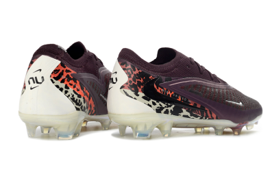 Nike Phantom 6 Elite Low FG Firm Ground Soccer Cleats - Purple/Crimson Red/Black