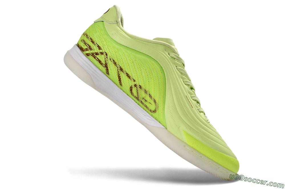 Nike Tiempo Legend 11 Pro IC Indoor & Futsal Soccer Shoes - Green/Lime Glow/Neon Yellow 4