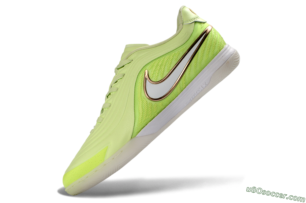 Nike Tiempo Legend 11 Pro IC Indoor & Futsal Soccer Shoes - Green/Lime Glow/Neon Yellow 5