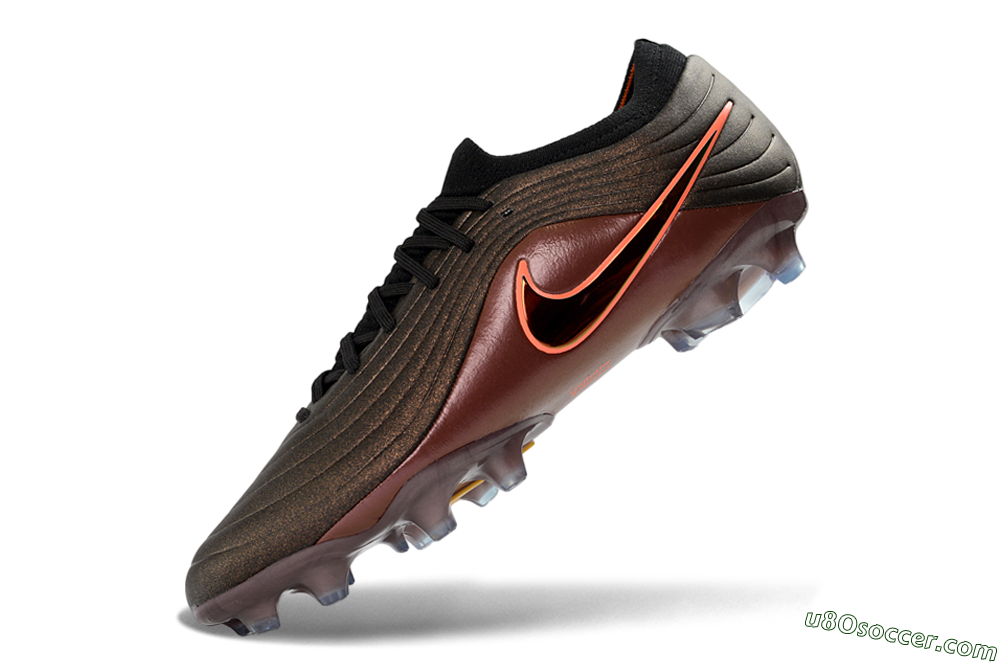 Nike United Tiempo Maestro Elite FG Firm Ground Soccer Cleats - Brown/Copper Bronze/Dark Black 5