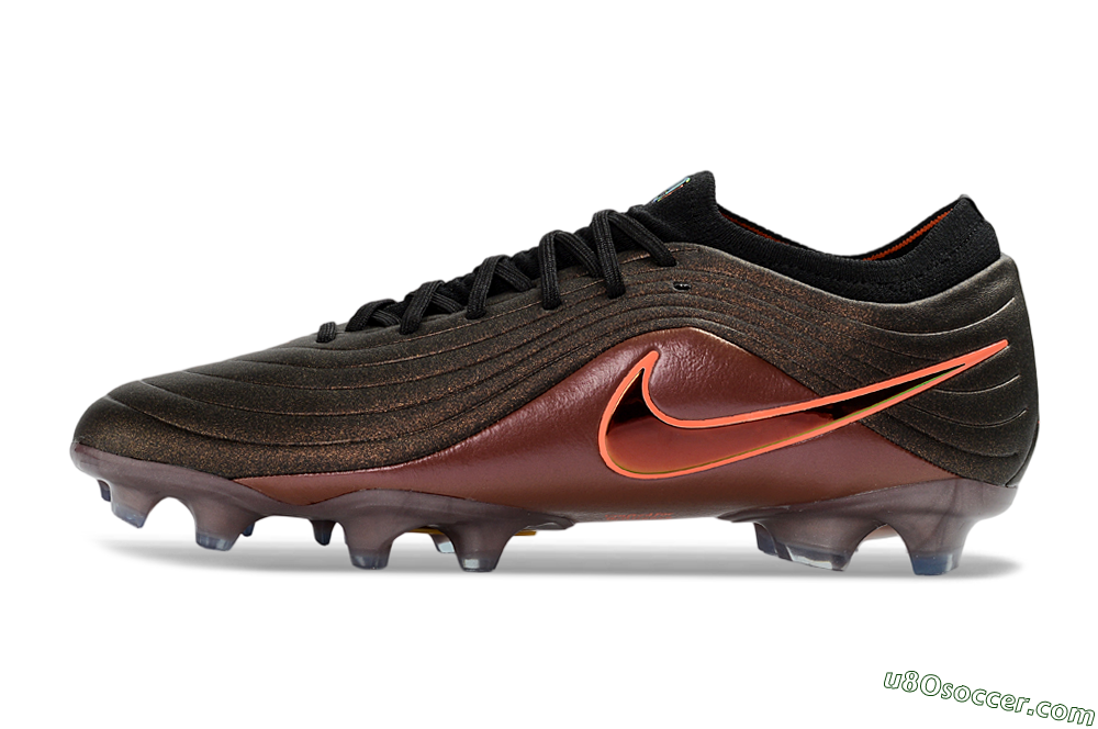 Nike United Tiempo Maestro Elite FG Firm Ground Soccer Cleats - Brown/Copper Bronze/Dark Black 2