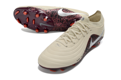 Nike United Tiempo Maestro Elite FG Firm Ground Soccer Cleats - Beige/Dark Pink/Bright Orange