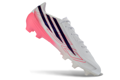 Adidas F50 Hyperfast 2026 World Cup FG Firm Ground Soccer Cleats - White/Vibrant Pink/Deep Navy